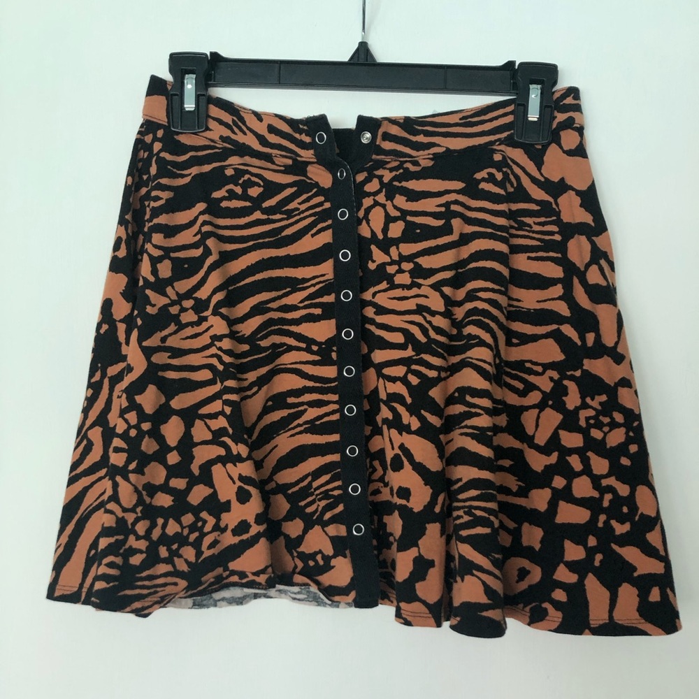 Animal print skirt